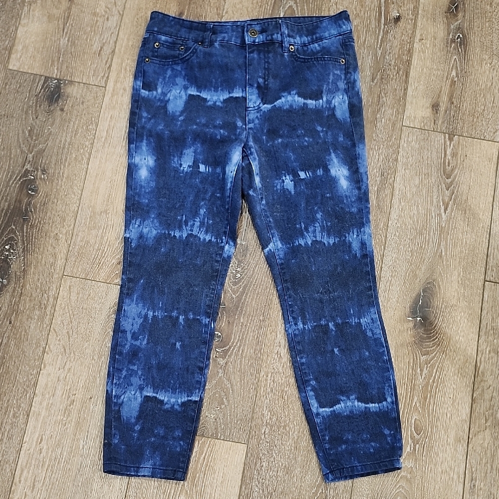 Lauren Ralph Lauren Indigo Tie-Dye Pants